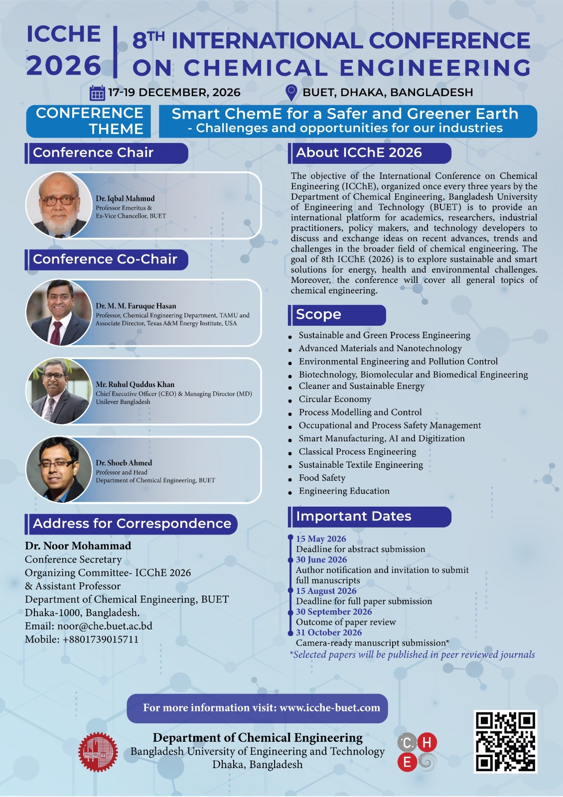 ICChE 2026 Conference